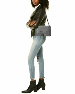 Valentino By Mario Valentino Alice Embossed Leather Shoulder Bag Women Shoulder Bags -Valentino sale store 1160316151 RLLZ 4