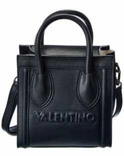 Valentino By Mario Valentino Eva Embossed Leather Tote Women Totes