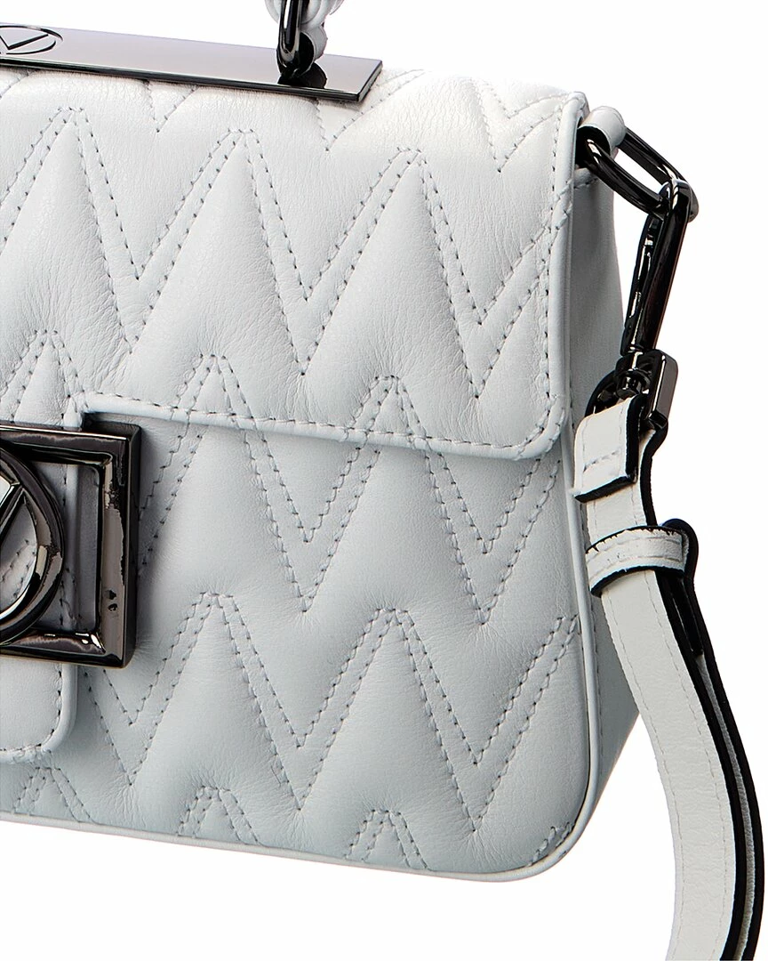 Valentino By Mario Valentino Florence D Plate Leather Shoulder Bag Women Shoulder Bags 3 Valentino By Mario Valentino Florence D Plate Leather Shoulder Bag Women Shoulder Bags - Image 3