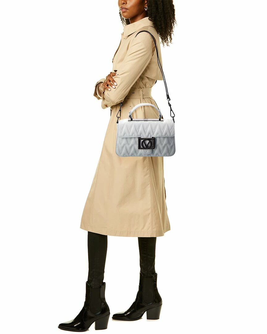 Valentino By Mario Valentino Florence D Plate Leather Shoulder Bag Women Shoulder Bags 4 Valentino By Mario Valentino Florence D Plate Leather Shoulder Bag Women Shoulder Bags - Image 4