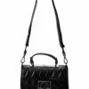 Valentino By Mario Valentino Florence D Plate Leather Shoulder Bag Women Shoulder Bags