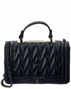 Valentino By Mario Valentino Alice D Plate Leather Shoulder Bag Women Shoulder Bags