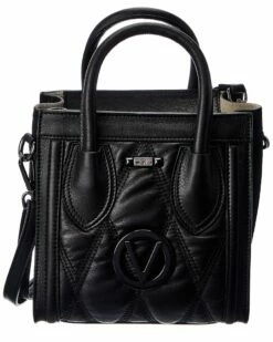 Valentino By Mario Valentino Eva Matelasse Leather Tote Women Totes