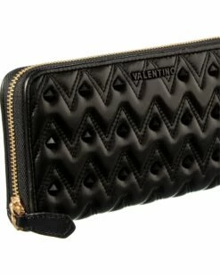Valentino By Mario Valentino Leonardo Leather Clutch Women Wallets & Card Cases -Valentino sale store 1160367345 RLLZ 4