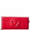 Valentino By Mario Valentino Aiha Leather Wallet On Chain Women Wallets & Card Cases