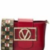 Valentino By Mario Valentino Paradis Rope Guitar Leather Crossbody Women Crossbody Bags