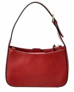 Valentino By Mario Valentino Kai Signature Leather Shoulder Bag Women Shoulder Bags Creamy Mousse -Valentino sale store 1160411575 RLLZ red 2