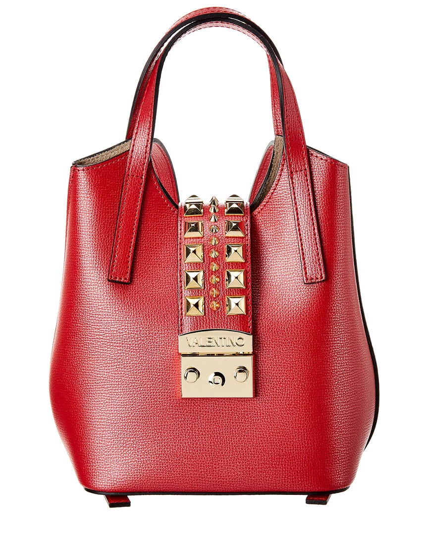 Valentino By Mario Valentino Momo Palmellato Leather Tote Women Shoulder Bags 1 Valentino By Mario Valentino Momo Palmellato Leather Tote Women Shoulder Bags