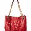 Valentino By Mario Valentino Luisa 2 Sauvage Leather Shoulder Bag Women Shoulder Bags