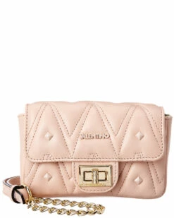 Valentino By Mario Valentino Papillon D Sauvage Studs Leather Crossbody Women Shoulder Bags