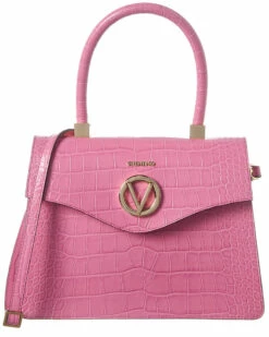 Valentino By Mario Valentino Melanie Croco Leather Tote Women Shoulder Bags