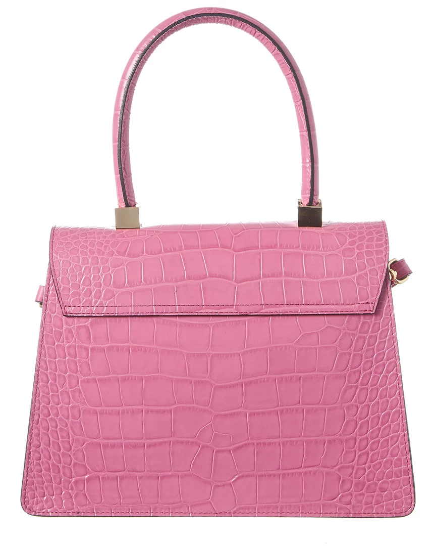 Valentino By Mario Valentino Melanie Croco Leather Tote Women Shoulder Bags 2 Valentino By Mario Valentino Melanie Croco Leather Tote Women Shoulder Bags - Image 2