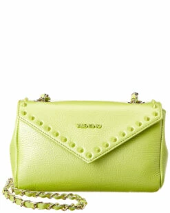 Valentino By Mario Valentino Gaby Preciosa Dollaro Studs Leather Crossbody Women Shoulder Bags