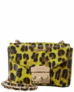 Valentino By Mario Valentino Paulette Animalier Leather Crossbody Women Shoulder Bags