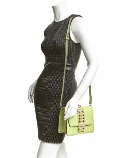 Valentino By Mario Valentino Benedicte Palmetto Leather Shoulder Bag Women Shoulder Bags -Valentino sale store 1160418493 RLLZ 3