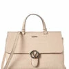 Valentino By Mario Valentino Olimpia Croc-Embossed Leather Satchel Women Satchels & Top Handles