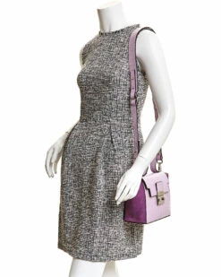 Valentino By Mario Valentino Camy Croc-Embossed Leather & Suede Satchel Women Satchels & Top Handles -Valentino sale store 1160488532 RLLZ 3