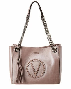 Valentino By Mario Valentino Louisa Rock Leather Shoulder Bag Women Shoulder Bags