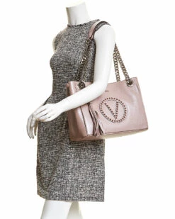 Valentino By Mario Valentino Louisa Rock Leather Shoulder Bag Women Shoulder Bags -Valentino sale store 1160488544 RLLZ 3