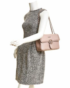 Valentino By Mario Valentino Antoinette Preciosa Leather Shoulder Bag Women Crossbody Bags -Valentino sale store 1160488561 RLLZ 3