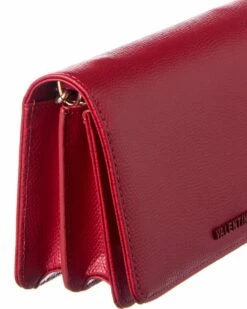Valentino By Mario Valentino Sam Leather Wallet On Chain Women Wallets & Card Cases Red -Valentino sale store 1160499614 RLLZ red 3