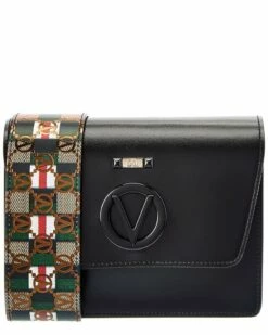 Valentino By Mario Valentino Benedicte Rope Guitar Leather Crossbody Women Crossbody Bags