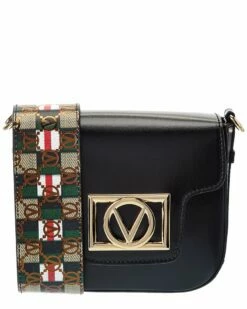 Valentino By Mario Valentino Hope Rope Guitar Leather Shoulder Bag Women Shoulder Bags