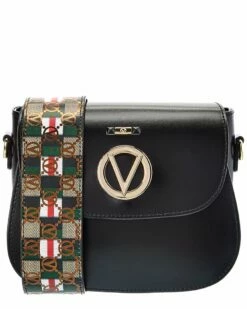 Valentino By Mario Valentino Juliette Rope Guitar Leather Shoulder Bag Women Shoulder Bags