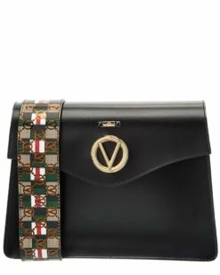 Valentino By Mario Valentino Melanie Rope Guitar Leather Tote Women Totes