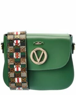 Valentino By Mario Valentino Juliette Rope Guitar Leather Shoulder Bag Women Shoulder Bags