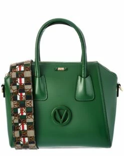Valentino By Mario Valentino Minimi Rope Guitar Leather Satchel Women Satchels & Top Handles