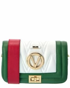 Valentino By Mario Valentino Beatriz Diamond Leather Shoulder Bag Women Shoulder Bags