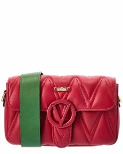 Valentino By Mario Valentino Poisson D Diamond Leather Crossbody Women Crossbody Bags