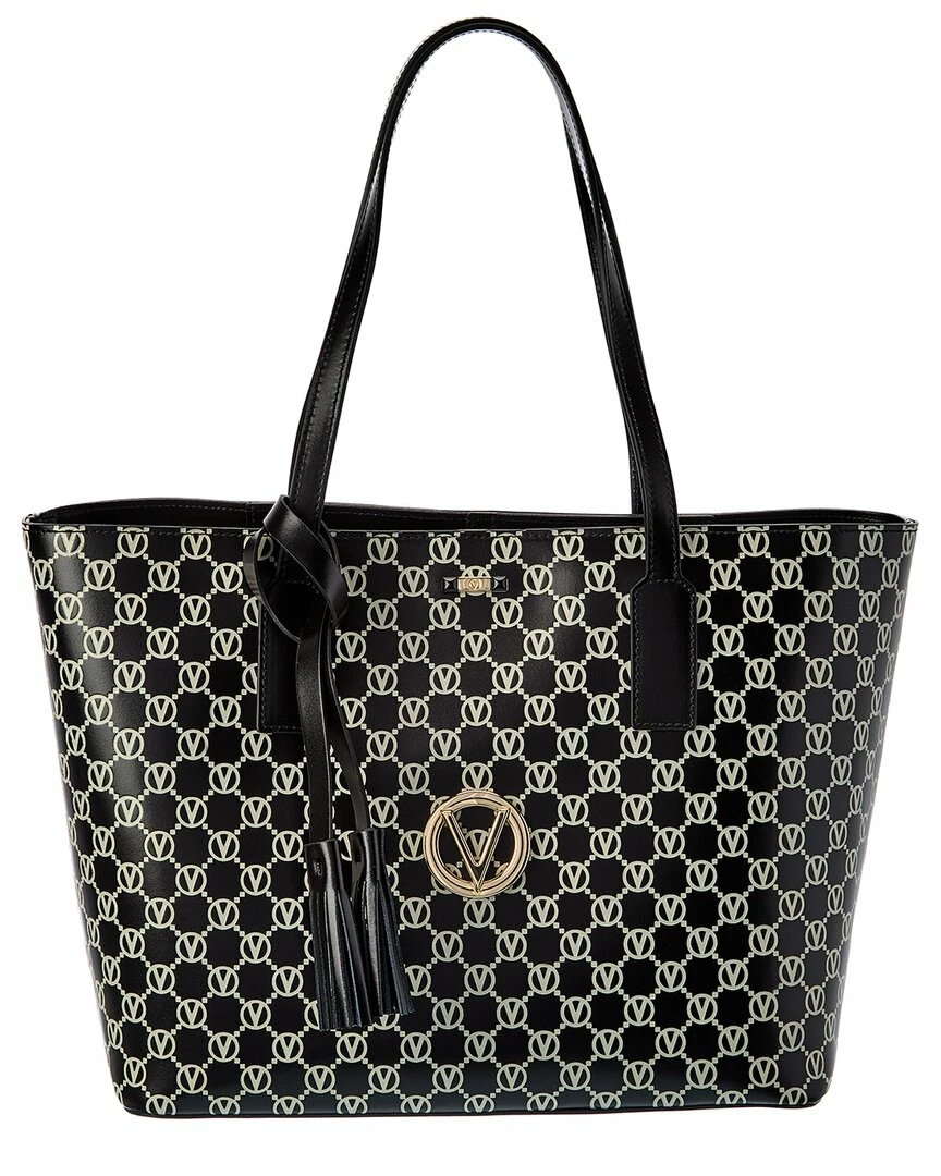Valentino By Mario Valentino Soho Monogram Leather Tote Women Totes 1 Valentino By Mario Valentino Soho Monogram Leather Tote Women Totes