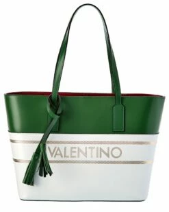 Valentino By Mario Valentino Soho Lavoro Leather Tote Women Totes