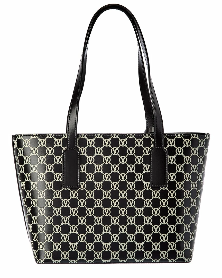 Valentino By Mario Valentino Prince Monogram Leather Tote Women Totes 2 Valentino By Mario Valentino Prince Monogram Leather Tote Women Totes - Image 2