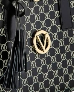 Valentino By Mario Valentino Prince Monogram Leather Tote Women Totes 6 Valentino By Mario Valentino Prince Monogram Leather Tote Women Totes -Valentino sale store 1160506929 RLLZ 3