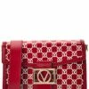 Valentino By Mario Valentino Mina Monogram Leather Crossbody Women Crossbody Bags