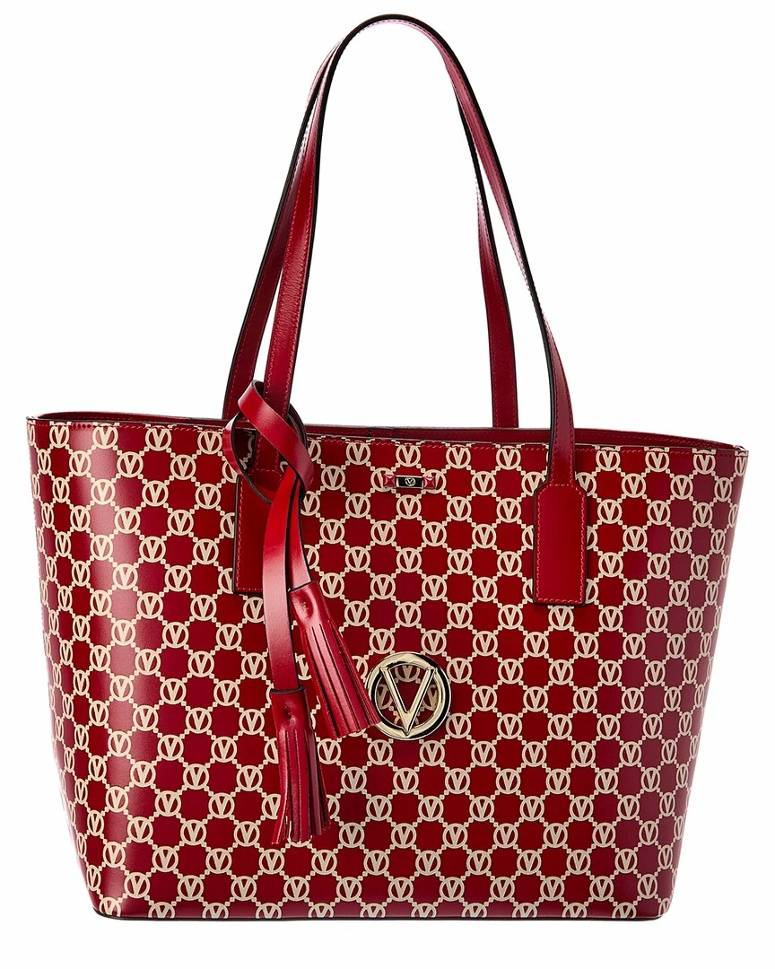 Valentino By Mario Valentino Soho Monogram Leather Tote Women Totes 1 Valentino By Mario Valentino Soho Monogram Leather Tote Women Totes