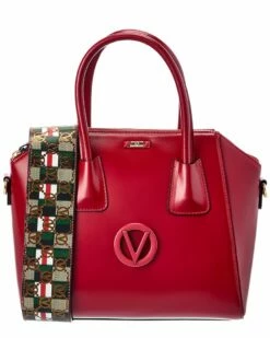 Valentino By Mario Valentino Minimi Rope Guitar Leather Satchel Women Satchels & Top Handles