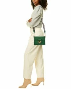 Valentino By Mario Valentino Scarlett Rope Guitar Leather Crossbody Women Crossbody Bags -Valentino sale store 1160672002 RLLZ 4