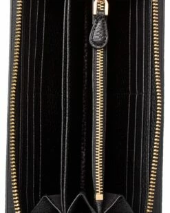 Valentino By Mario Valentino Farley Continental Top Zip Leather Wallet Women Wallets & Card Cases -Valentino sale store 1162367340 RLLZ 3