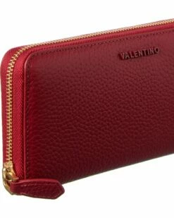 Valentino By Mario Valentino Top-Zip Leather Wallet Women Wallets & Card Cases 7 Valentino By Mario Valentino Top-Zip Leather Wallet Women Wallets & Card Cases -Valentino sale store 1162367341 RLLZ 4
