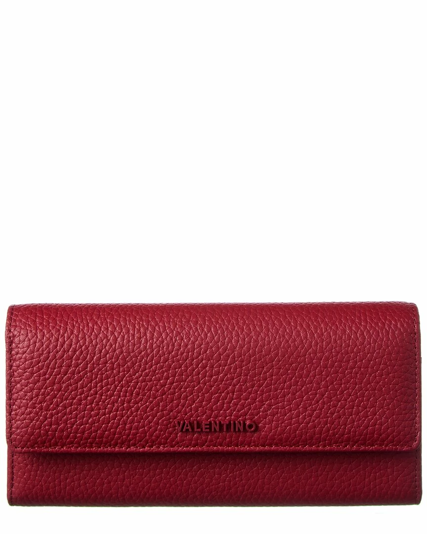 Valentino By Mario Valentino Collins Flap Leather Wallet Women Wallets & Card Cases 1 Valentino By Mario Valentino Collins Flap Leather Wallet Women Wallets & Card Cases