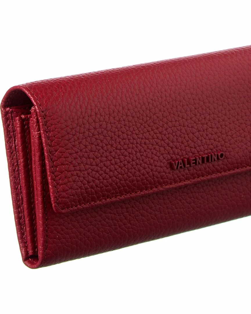 Valentino By Mario Valentino Collins Flap Leather Wallet Women Wallets & Card Cases 4 Valentino By Mario Valentino Collins Flap Leather Wallet Women Wallets & Card Cases - Image 4