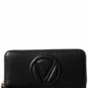 Valentino By Mario Valentino Sofia Leather Zip Around Wallet Women Wallets & Card Cases