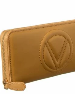 Valentino By Mario Valentino Sofia Leather Zip Around Wallet Women Wallets & Card Cases -Valentino sale store 1162367353 RLLZ 4