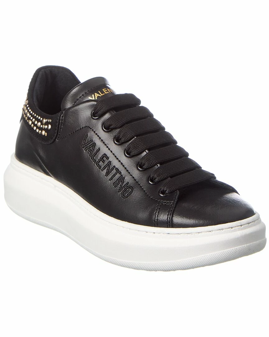 Valentino By Mario Valentino Fresia Sparkling Leather Sneaker Women Fashion Sneakers 1 Valentino By Mario Valentino Fresia Sparkling Leather Sneaker Women Fashion Sneakers