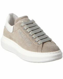 Valentino By Mario Valentino Fresia Suede Sneaker Women Fashion Sneakers