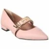 Valentino By Mario Valentino Claudia Leather Flat Women Flats